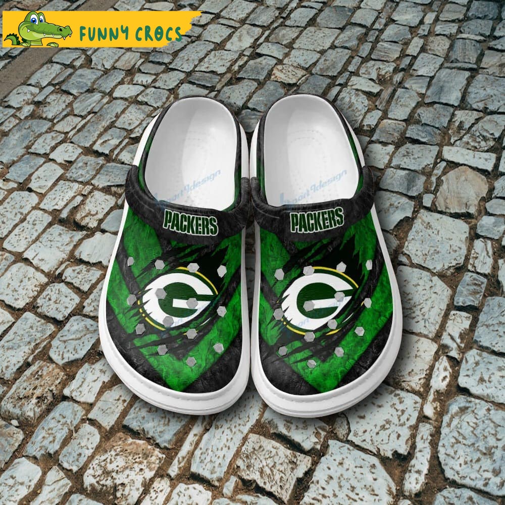 Green Bay Crocs - Discover Comfort And Style Clog Shoes With Funny Crocs
