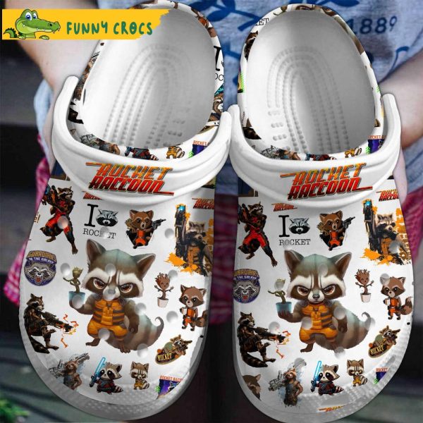 Guardian Of The Galaxy Rocket Raccoon Crocs Slippers - Discover Comfort ...