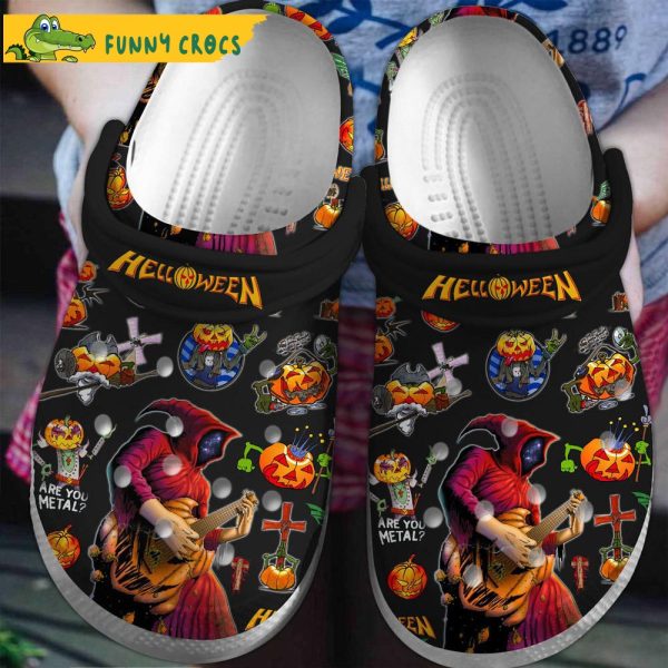 Halloween Music Crocs Clog Shoes