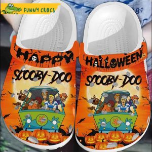 Happy Halloween Scooby Doo Crocs
