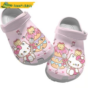 Hello Kitty Cake Crocs Clog Shoes