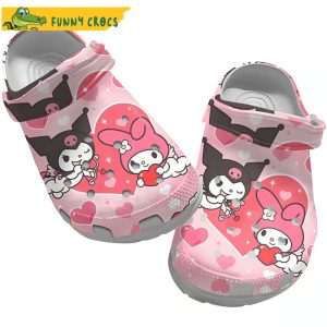 Hello Kitty Love Bat Queen Cute Crocs Clog Shoes