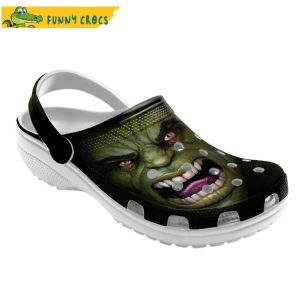 Hulk Face Funny Crocs