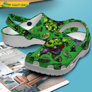 Incredible Hulk Crocs Slippers