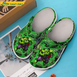Incredible Hulk Crocs Slippers 3