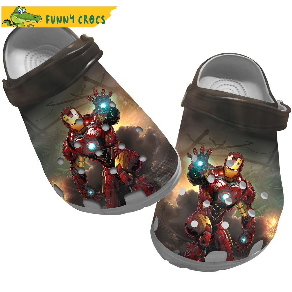 Iron Man Tony Stark Funny Crocs