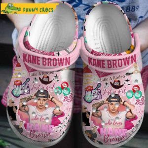 Kane Brown Music White Crocs Clog Shoes 1
