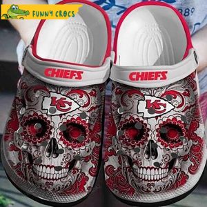 Kansas City Chiefs Sugar Skull Crocs Clog Shoes