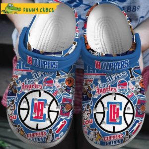 LA Clippers NBA Crocs Clog Shoes