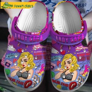 Lady GaGa Music Crocs Clog Shoes 1