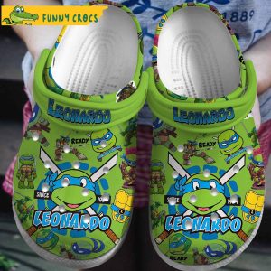 Leonardo Ninja Turtle Crocs Shoes