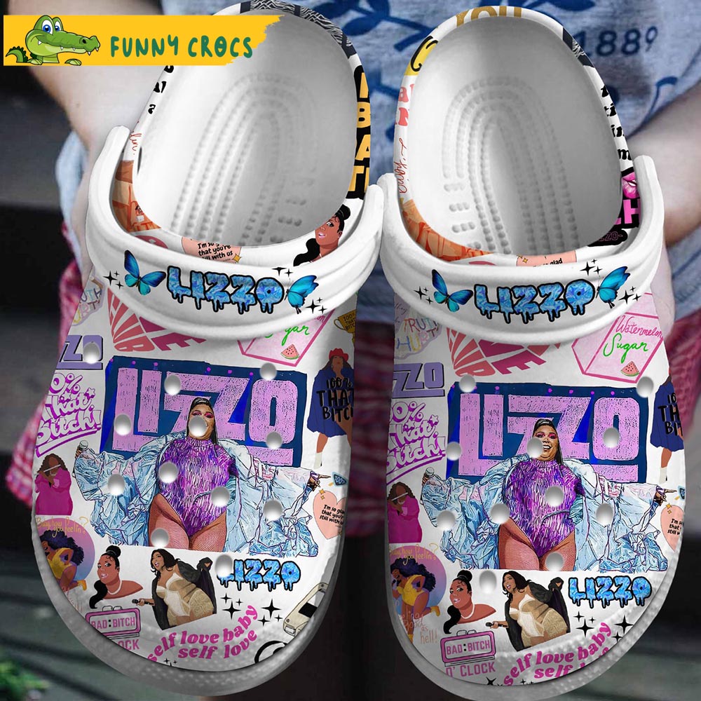 Singer Lizzo Music Crocs Clog Shoes