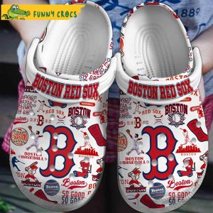 Logo Boston Red Sox MLB Crocs Clog Shoes 1