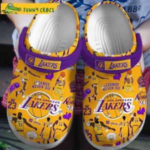 Los Angeles Lakers NBA Crocs Clog Shoes