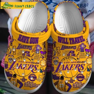 Los Angeles Lakers NBA Crocs Slippers
