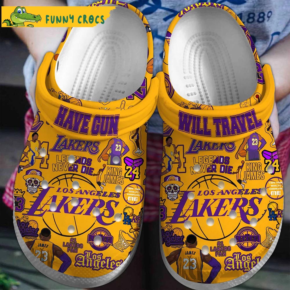 Los Angeles Lakers NBA Crocs Slippers
