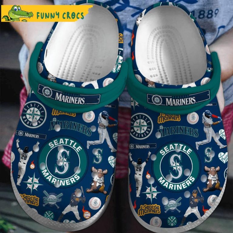 MLB Seattle Mariners Crocs Clog Shoes - Step into style with Funny Crocs