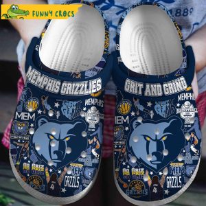 Memphis Grizzlies NBA Crocs Clog Shoes