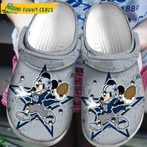 Mickey Mouse Dallas Cowboys Crocs Clogs