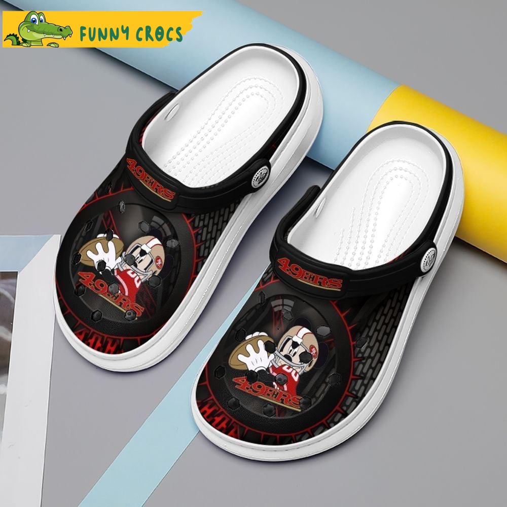 Mickey Mouse San Francisco 49Ers Crocs Slippers