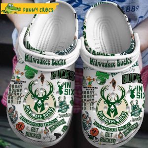 Milwaukee Bucks NBA Crocs Clog Shoes 1