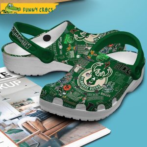Milwaukee Bucks NBA Green Crocs Clog Shoes 1