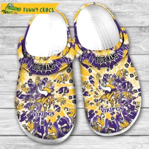Minnesota Vikings Grateful Dead Funny Crocs