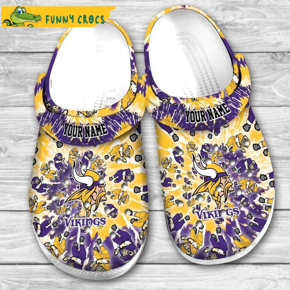 Minnesota Vikings Grateful Dead Funny Crocs - Discover Comfort And ...
