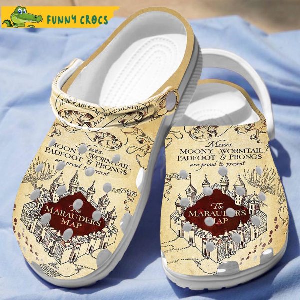 Moony Wormtail Padfoot And Prongs Harry Potter Crocs