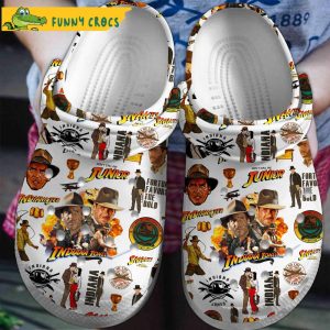 Indiana Jones Movie Crocs Clog Shoes