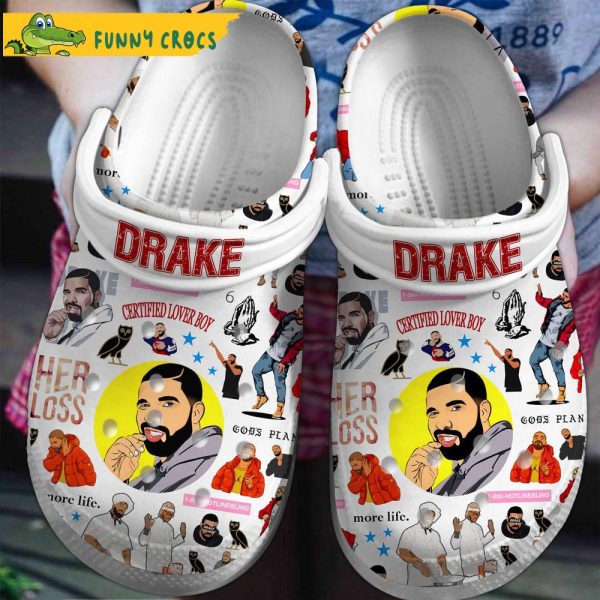 Music Drake Rapper Crocs Clog Shoes
