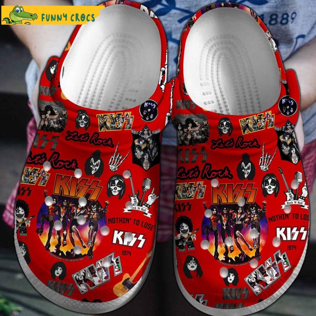 Music Rock Band Kiss Crocs Slippers - Discover Comfort And Style Clog ...