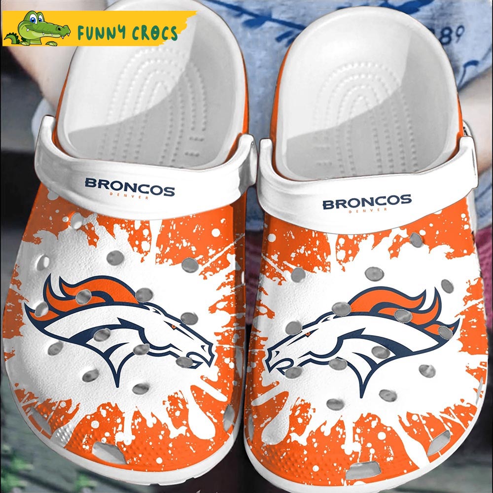 NFL Denver Broncos Football Crocs For Men