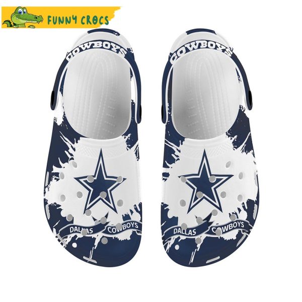 Navy Star Dallas Cowboys Crocs