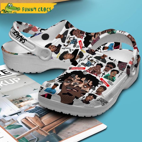 New 21 Savage Mode Music Crocs Clog Shoes
