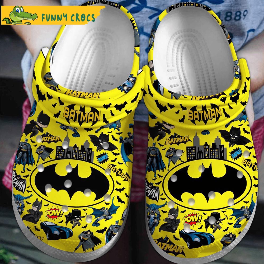 Comic Batman Crocs - Discover Comfort And Style Clog Shoes With Funny Crocs