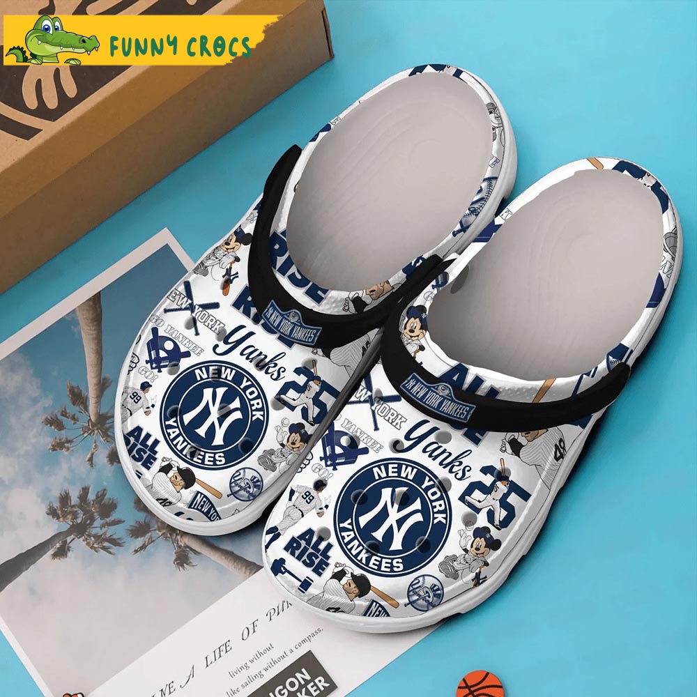New York Yankees MLB Crocs Clog Shoes - Discover Comfort And Style Clog  Shoes With Funny Crocs
