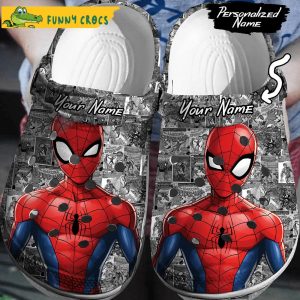 Personalized 3D Spider Man Crocs Clog Shoes