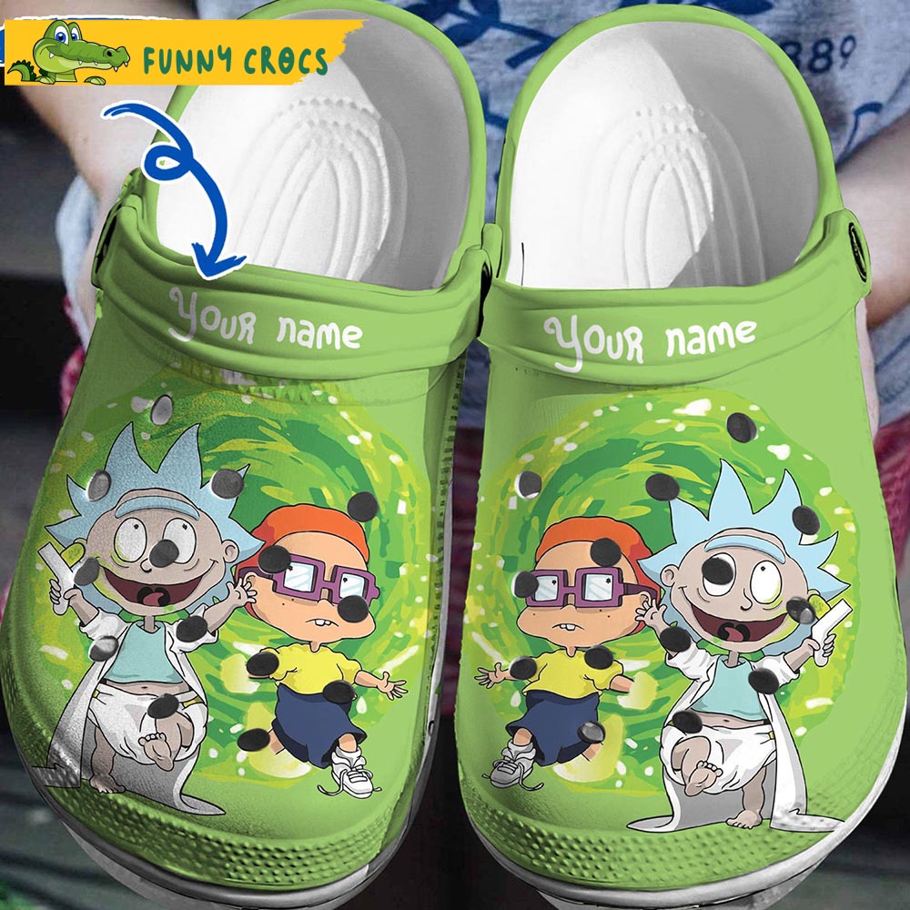 Personalized Baby Rick And Morty Crocs Clog Shoes