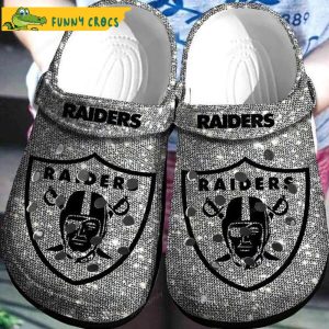 Personalized Crocs Oakland Raiders Shoes Mens