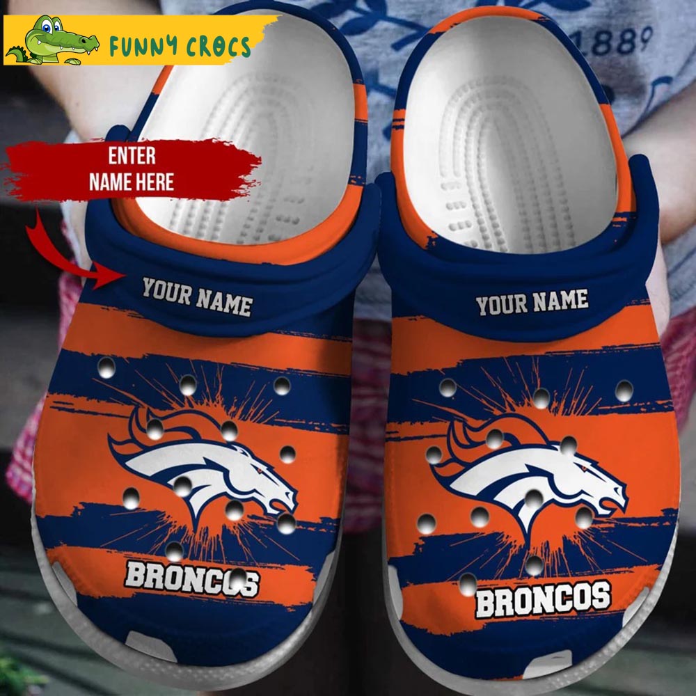Personalized Denver Broncos Mens Shoes Crocs
