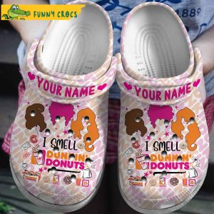 Personalized I Smell Dunkin Donuts Hocus Pocus Crocs Slippers