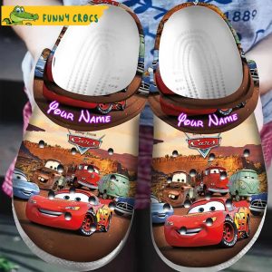 Personalized Lightning Mcqueen Crocs Adults