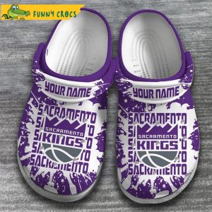 Personalized Sacramento Kings NBA Crocs Clog Shoes