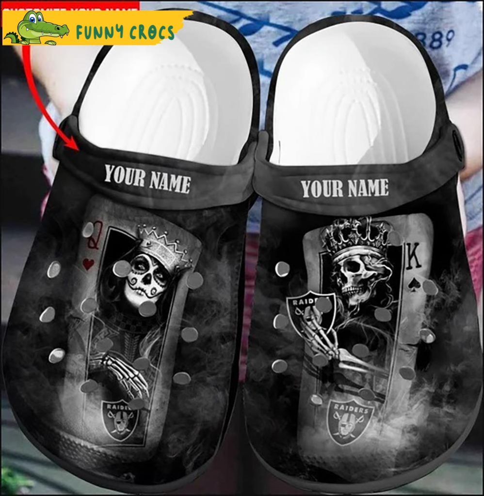 Personalized Skull Queen x Skull King Raiders Crocs
