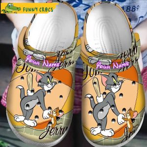 Personalized Tom And Jerry Crocs Shoes