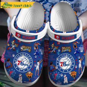 Philadelphia 76ers NBA Crocs Clog Shoes