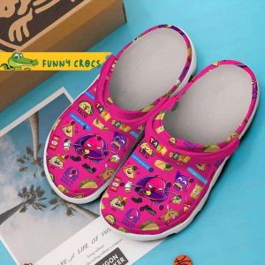 Pink Taco Bell Crocs Clogs Shoes