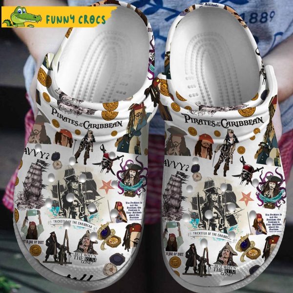 Pirates Of The Caribbean Movie Crocs Clogs