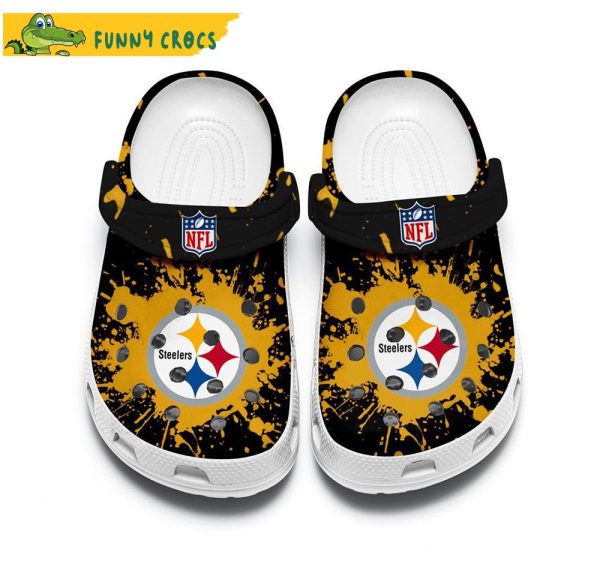 Pittsburgh Steelers Crocs By Funny Crocs